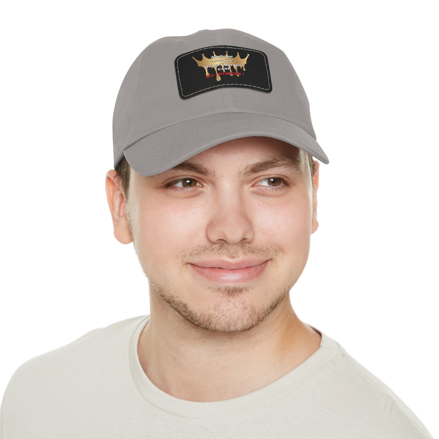 Licensee - Dad Hat with Leather Patch