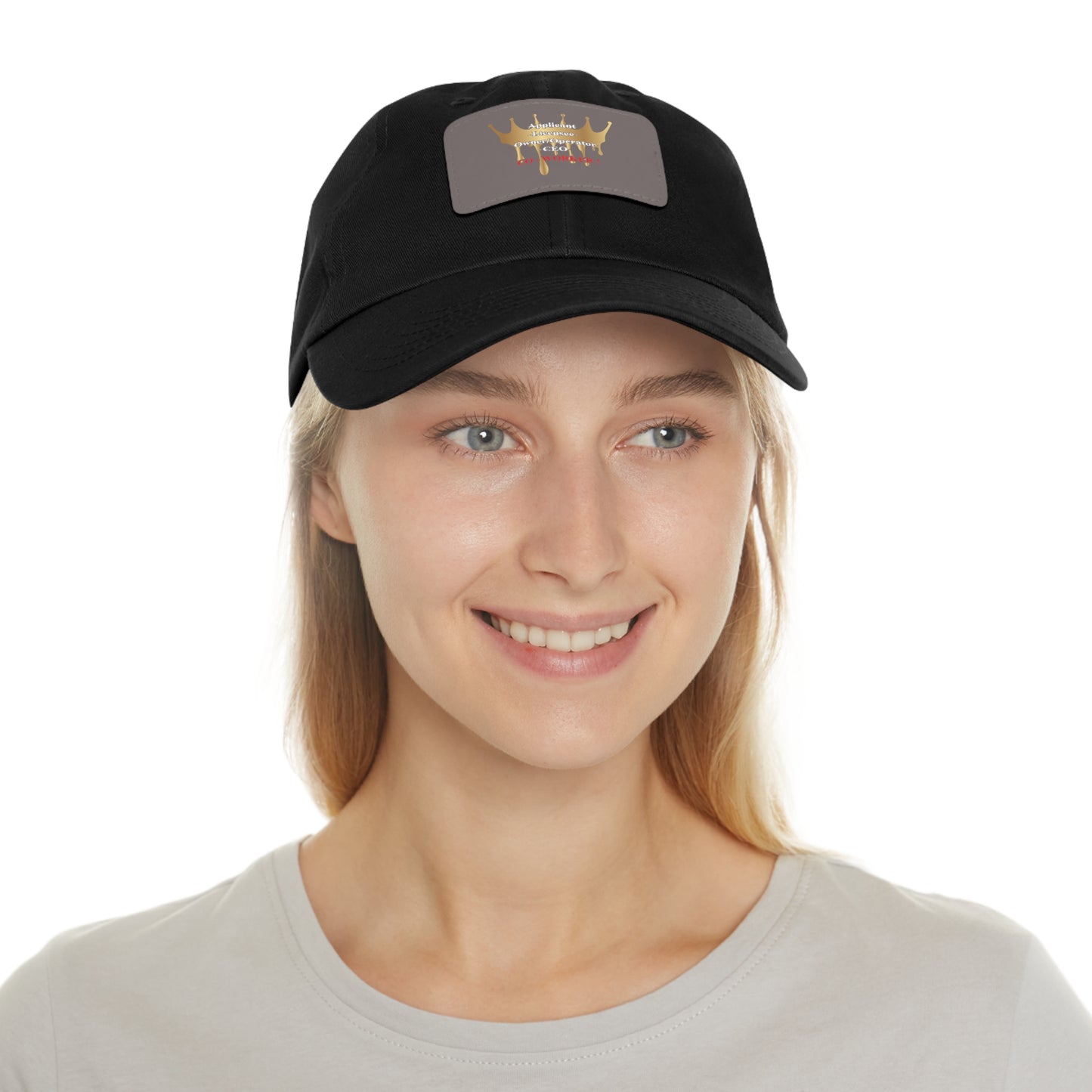 Licensee - Dad Hat with Leather Patch