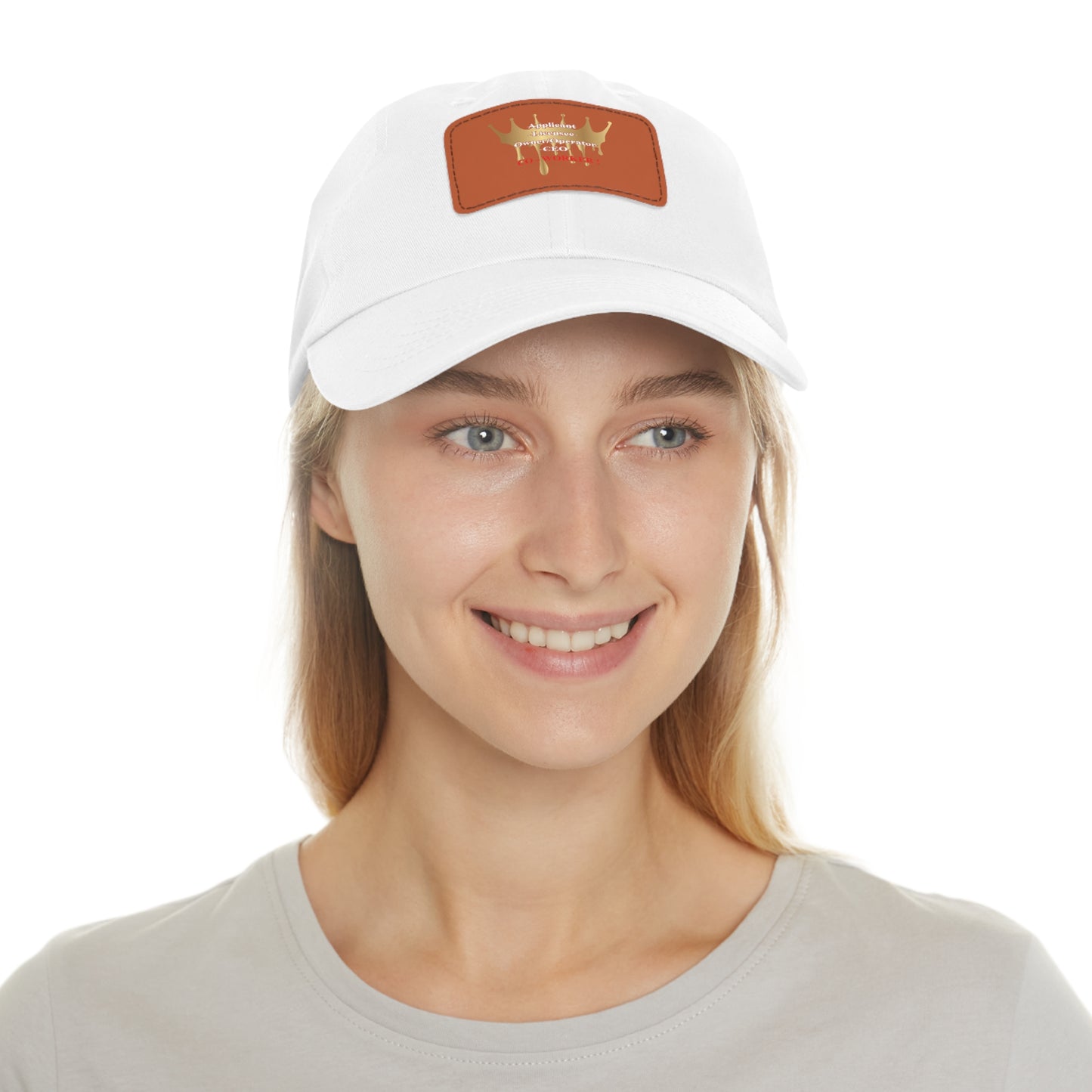 Licensee - Dad Hat with Leather Patch