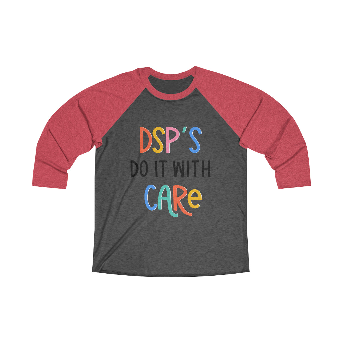 DSP - Unisex Tri-Blend 3\4 Raglan Tee