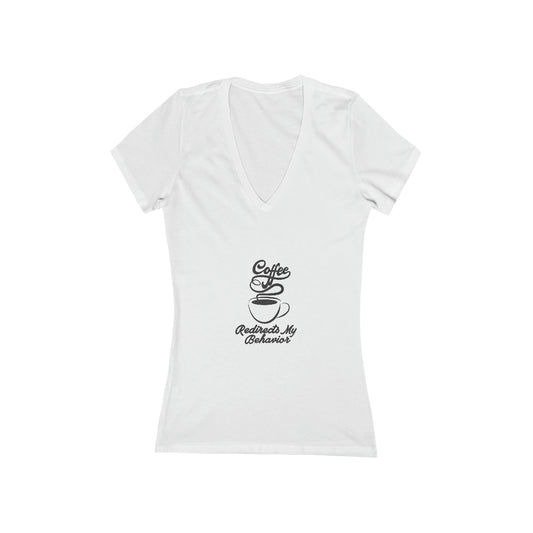 Licensee - Women's Jersey Short Sleeve Deep V-Neck Tee