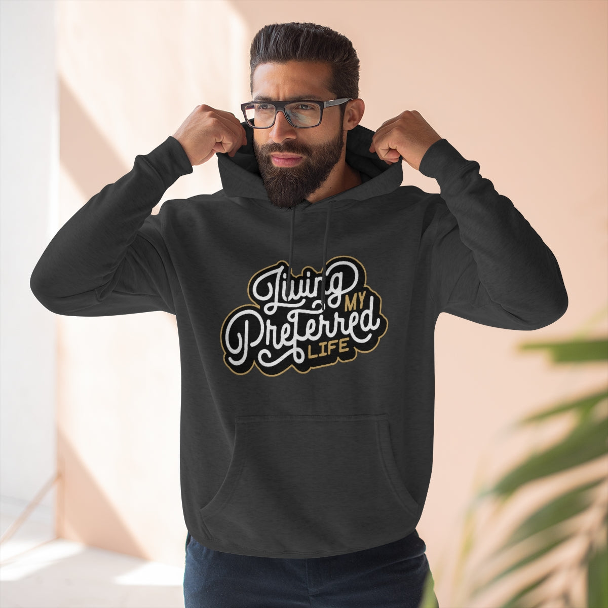 Cliient's Living My Best Life - Unisex Premium Pullover Hoodie