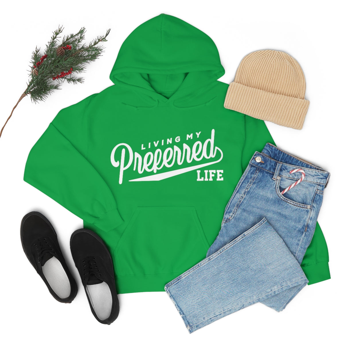 Client's Living My Preferred Life - Unisex Heavy Blend™ Hooded Sweatshirt