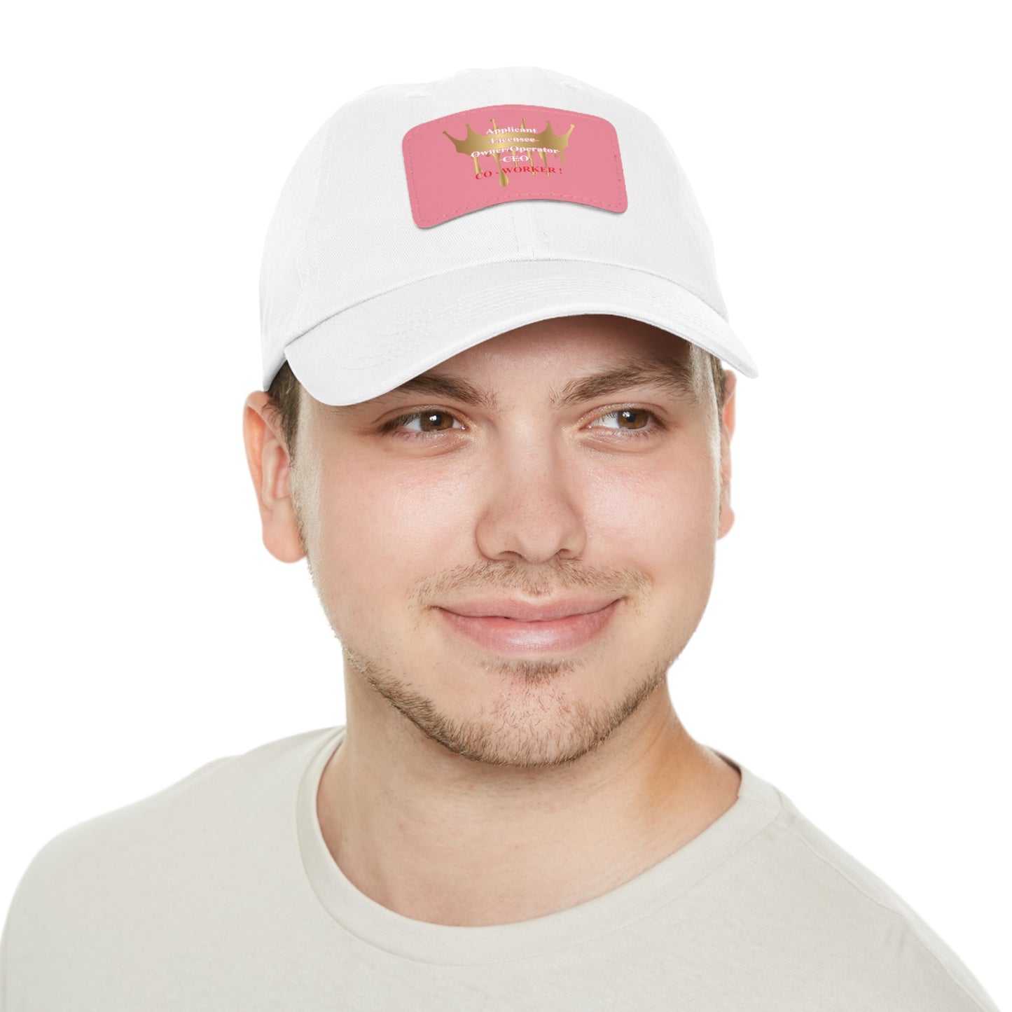 Licensee - Dad Hat with Leather Patch