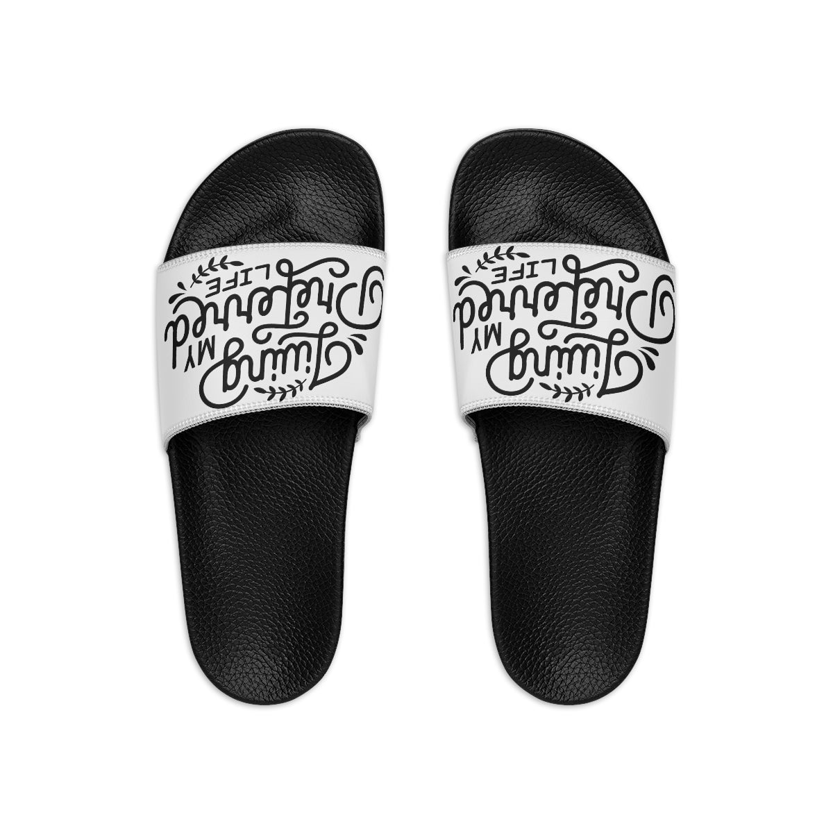 Client's Living My Preferred Life - Men's Slide Sandals