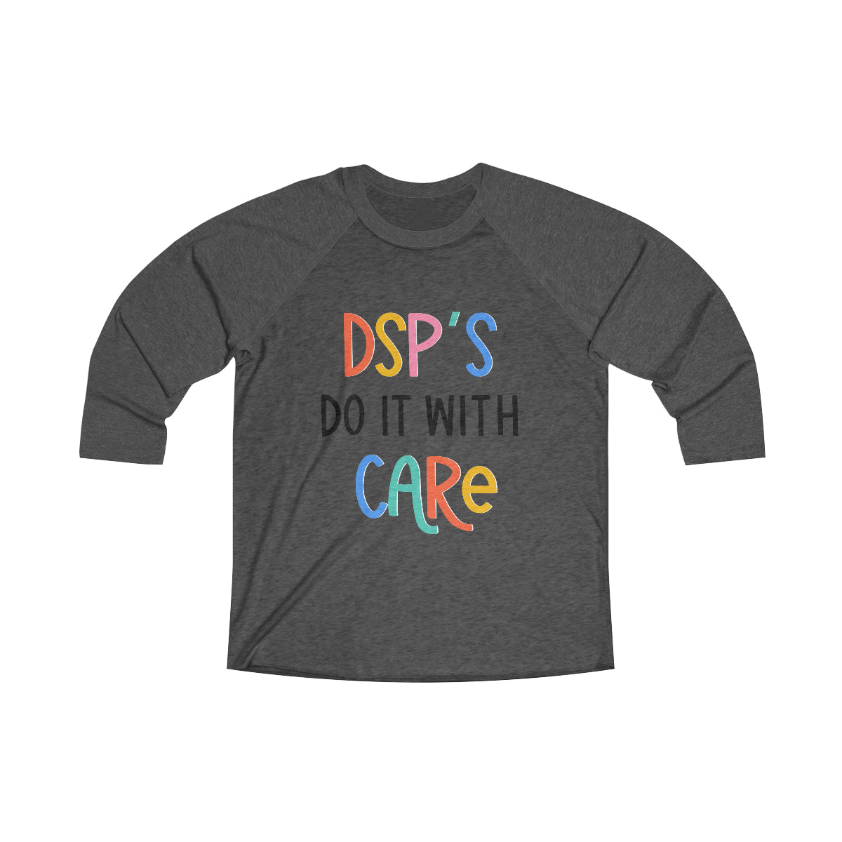 DSP - Unisex Tri-Blend 3\4 Raglan Tee