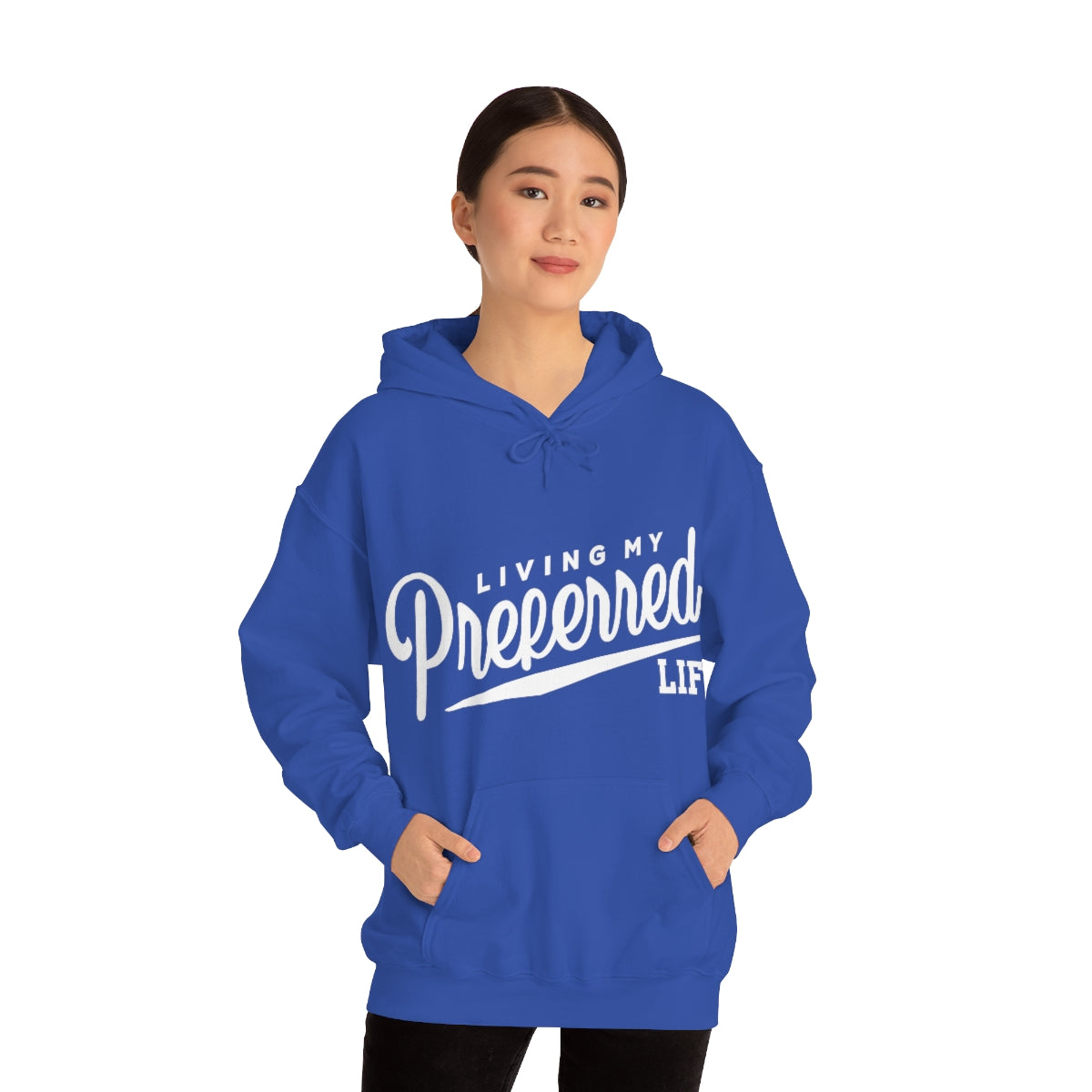 Client's Living My Preferred Life - Unisex Heavy Blend™ Hooded Sweatshirt