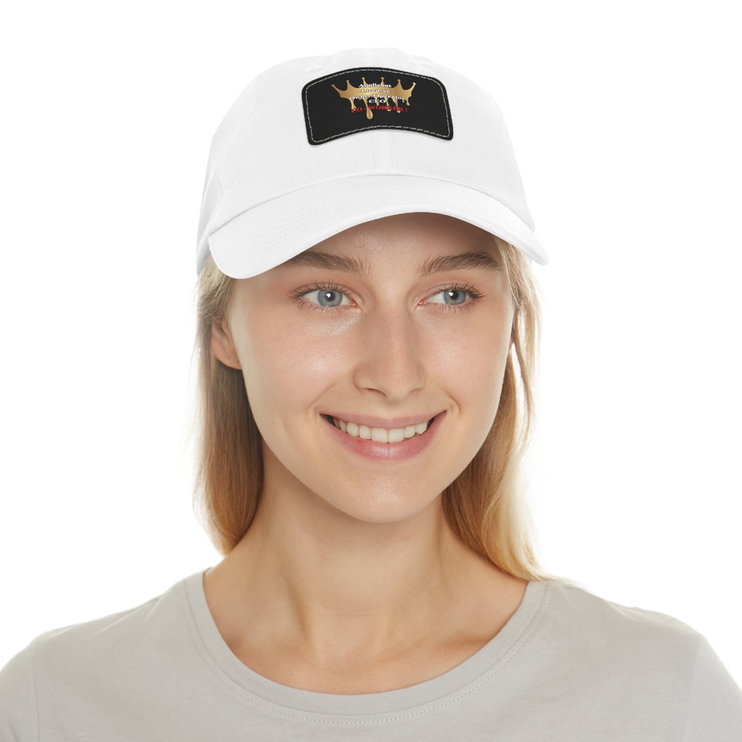 Licensee - Dad Hat with Leather Patch