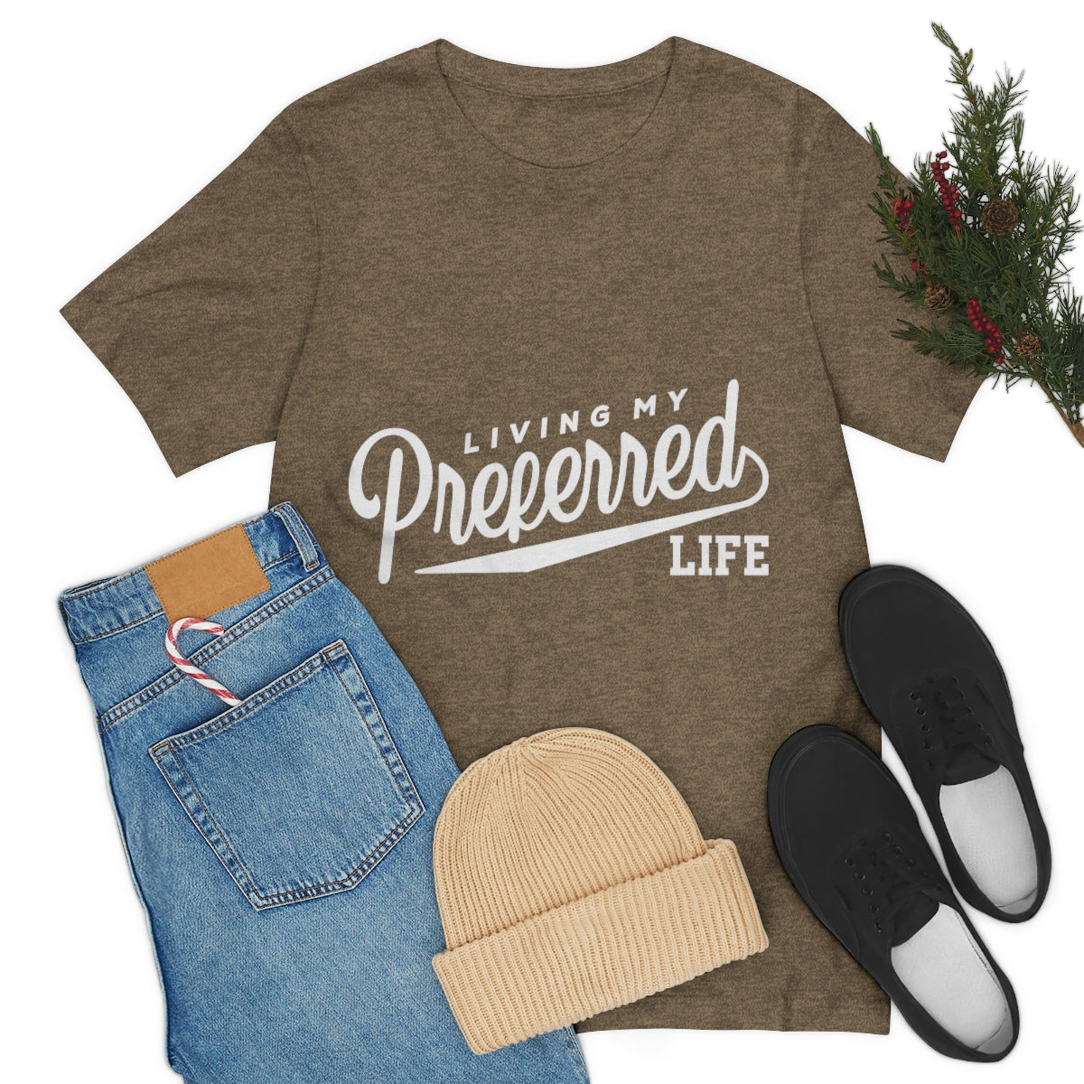 Client's Living My Preferred Life - Unisex Jersey Short Sleeve Tee