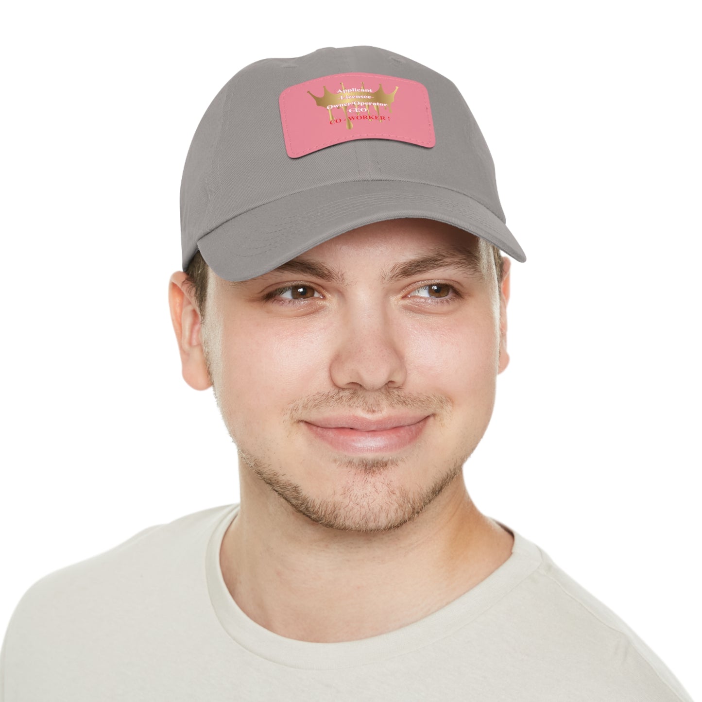 Licensee - Dad Hat with Leather Patch