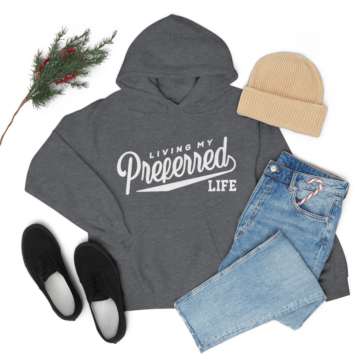 Client's Living My Preferred Life - Unisex Heavy Blend™ Hooded Sweatshirt