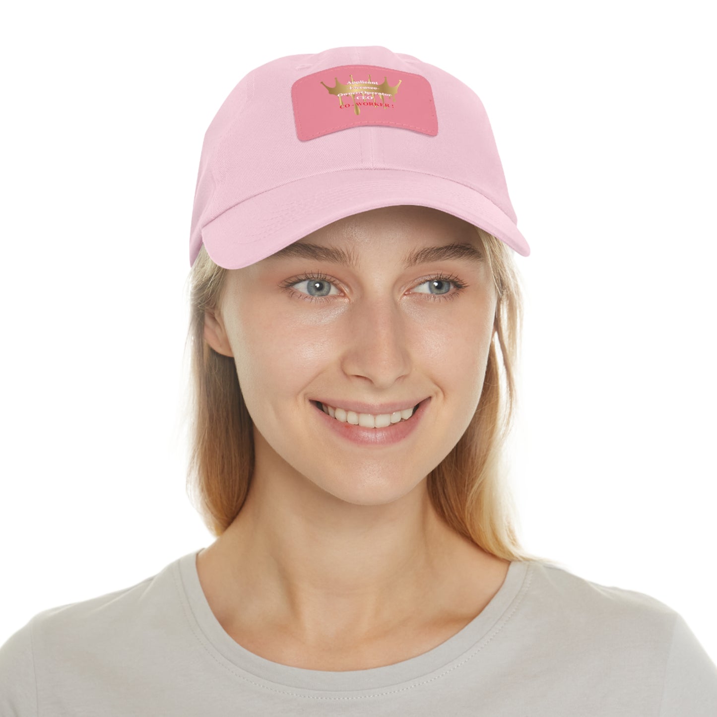 Licensee - Dad Hat with Leather Patch