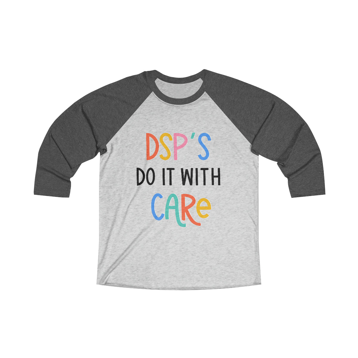 DSP - Unisex Tri-Blend 3\4 Raglan Tee