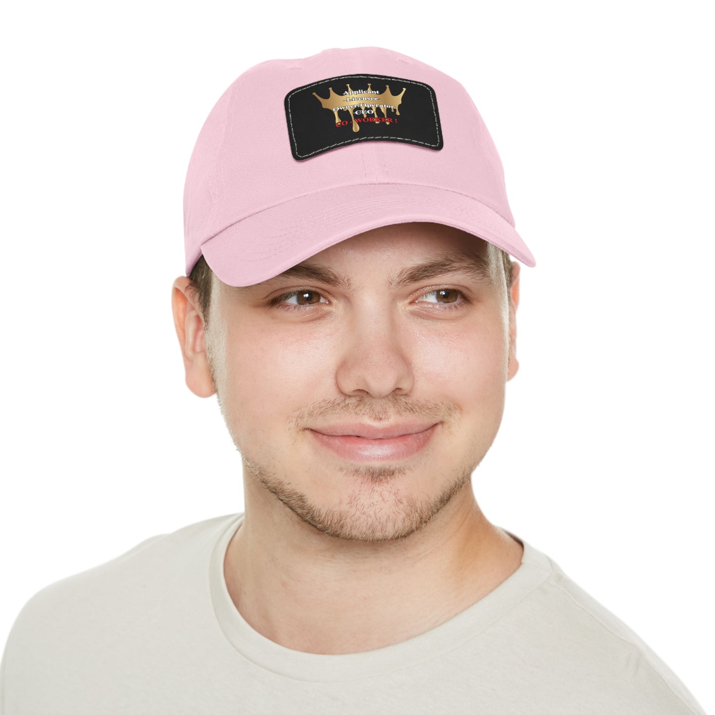 Licensee - Dad Hat with Leather Patch