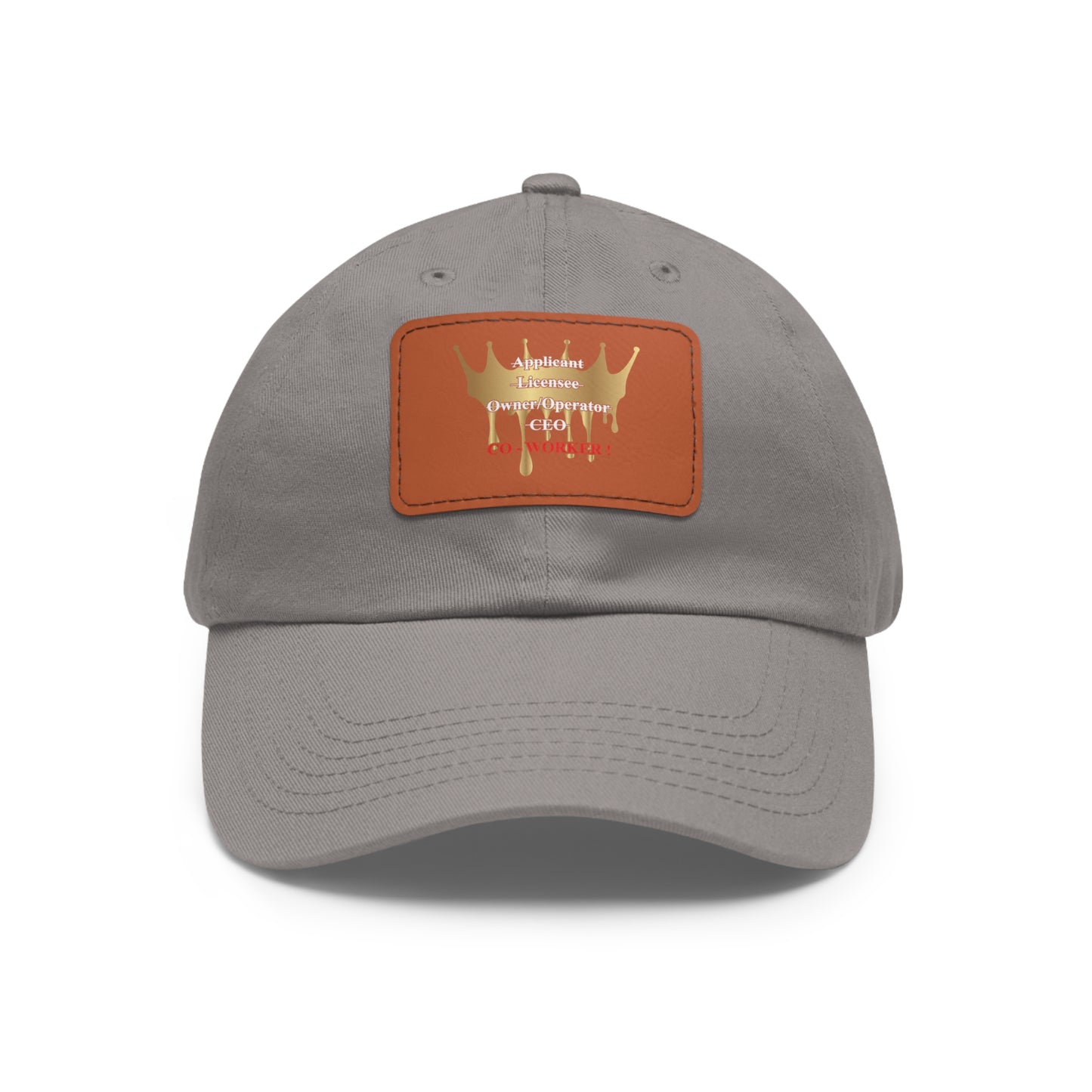 Licensee - Dad Hat with Leather Patch