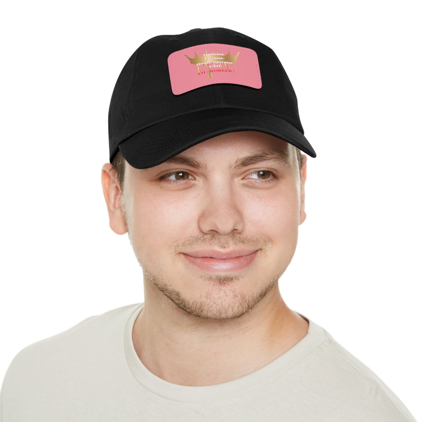 Licensee - Dad Hat with Leather Patch