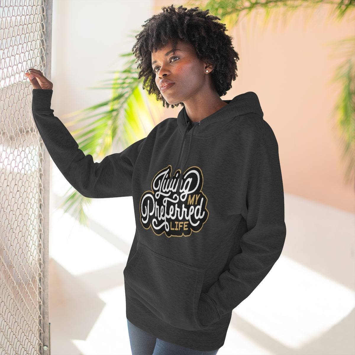 Cliient's Living My Best Life - Unisex Premium Pullover Hoodie