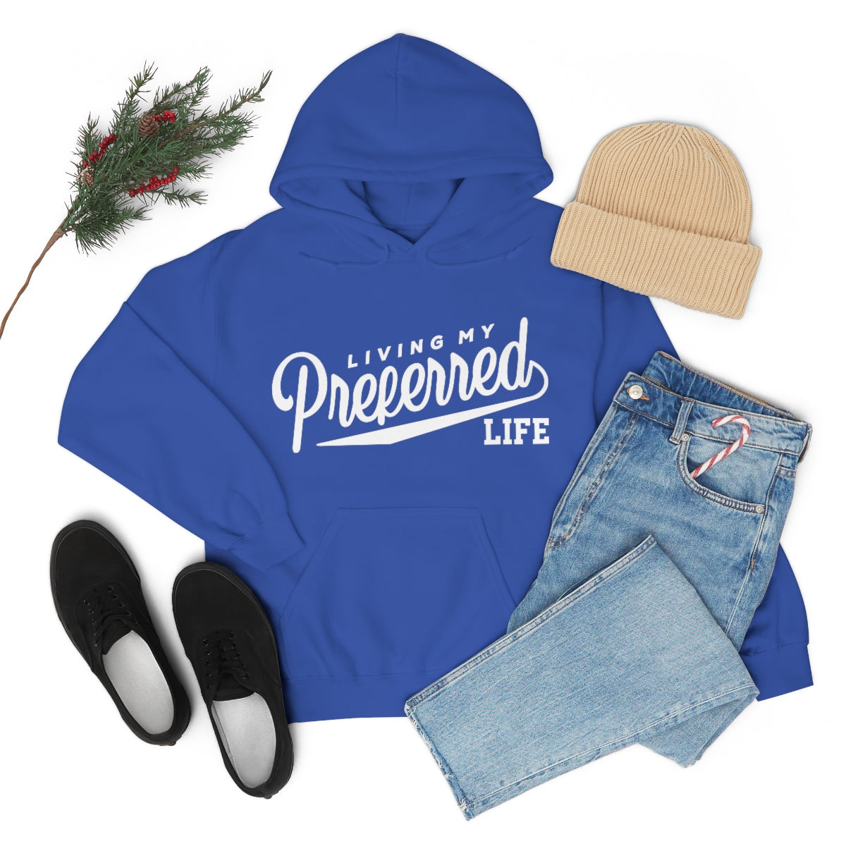 Client's Living My Preferred Life - Unisex Heavy Blend™ Hooded Sweatshirt