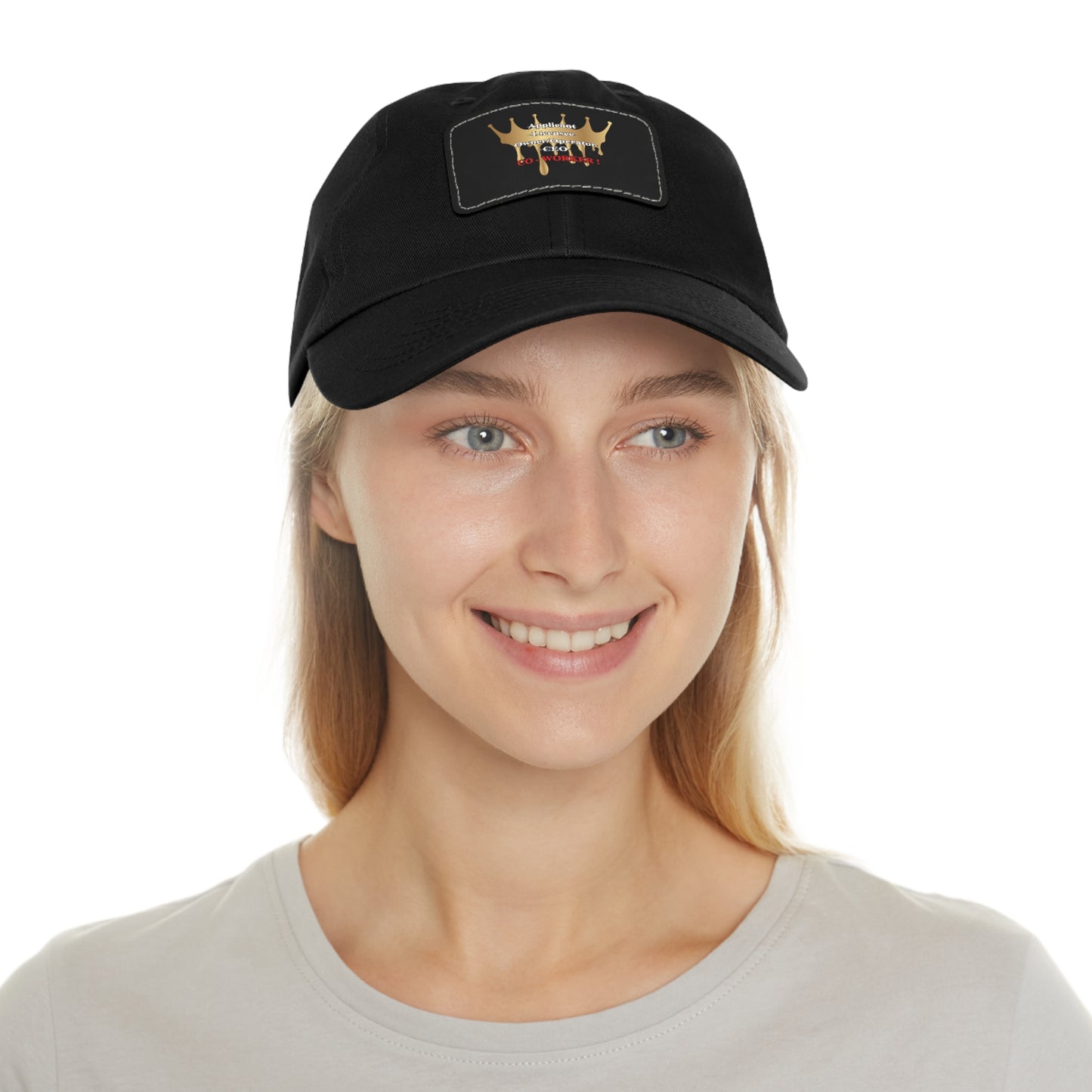 Licensee - Dad Hat with Leather Patch