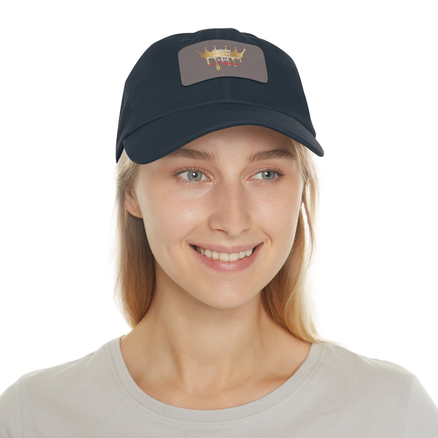 Licensee - Dad Hat with Leather Patch