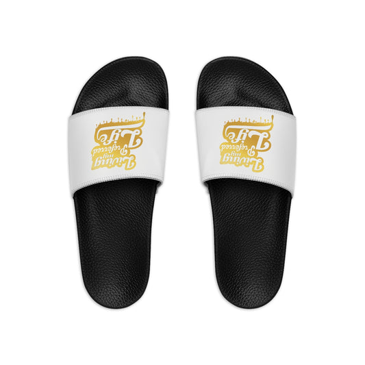 Client's Living My Preferred Life - Women's Slide Sandals