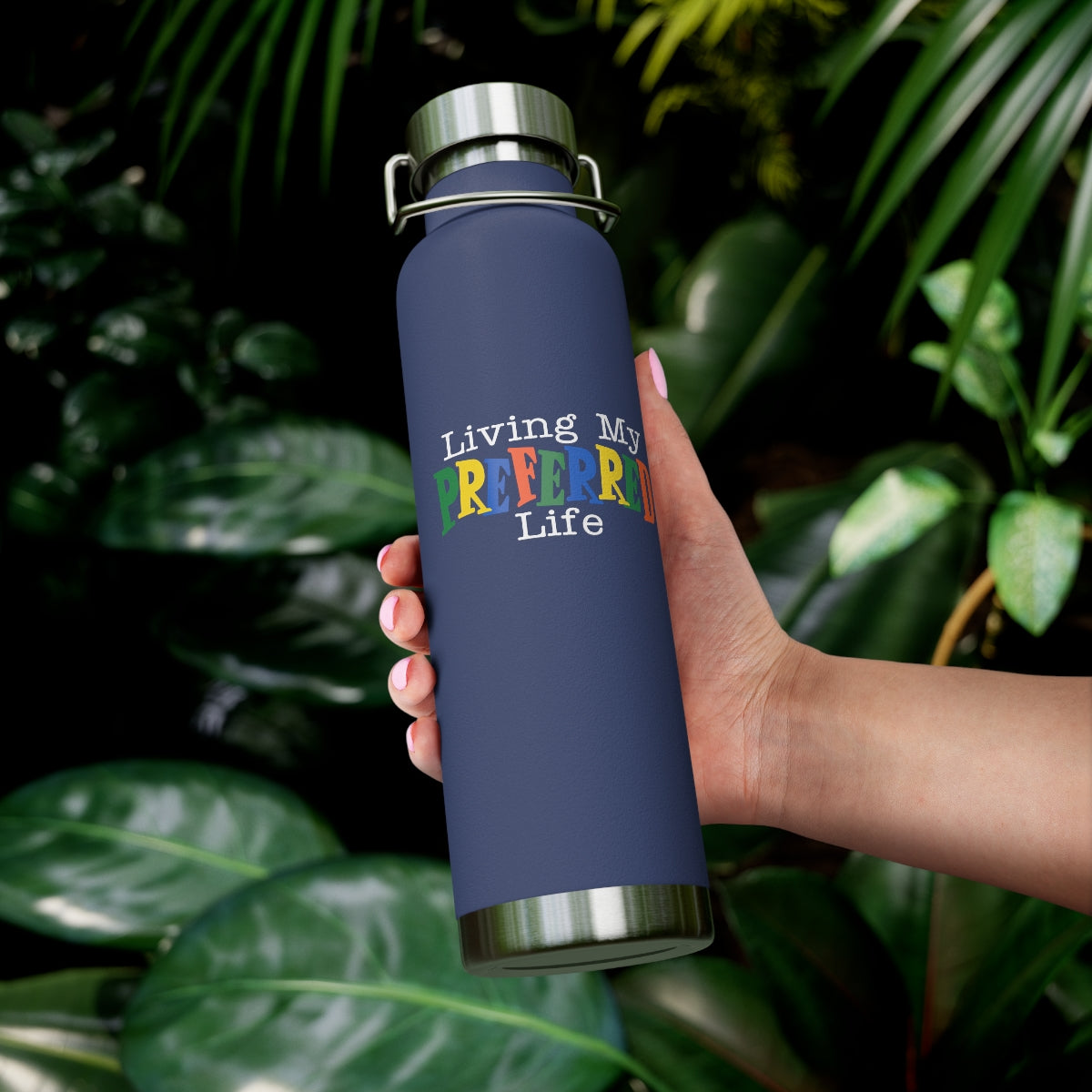 Client's Living My Preferred Life - Copper Vacuum Insulated Bottle, 22oz