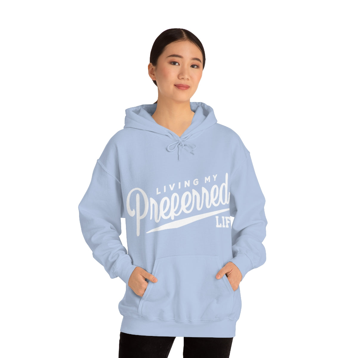 Client's Living My Preferred Life - Unisex Heavy Blend™ Hooded Sweatshirt