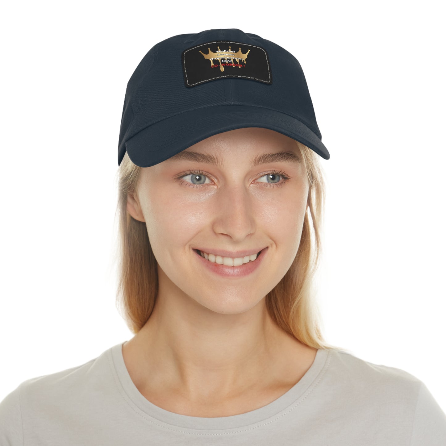 Licensee - Dad Hat with Leather Patch