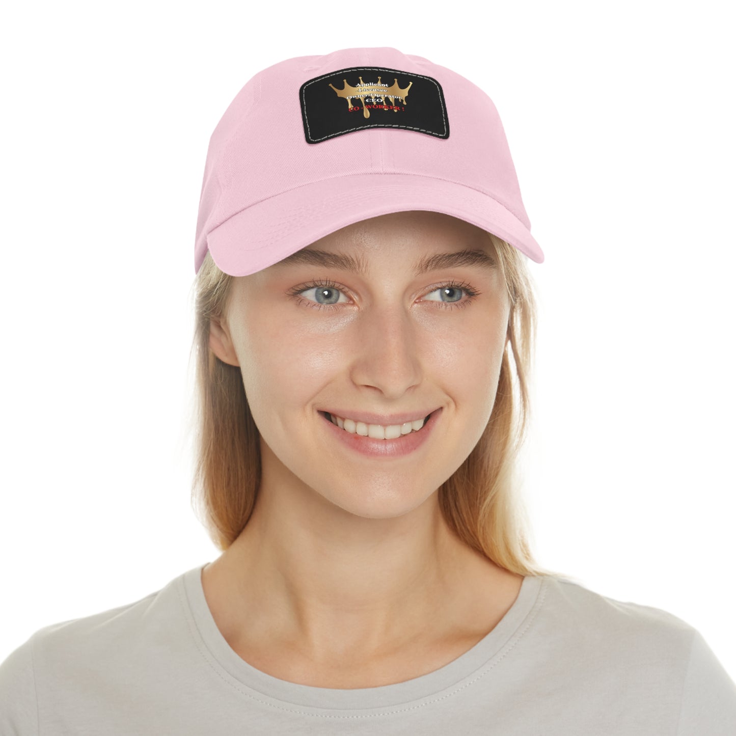 Licensee - Dad Hat with Leather Patch