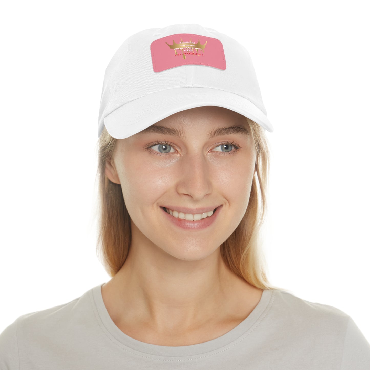 Licensee - Dad Hat with Leather Patch