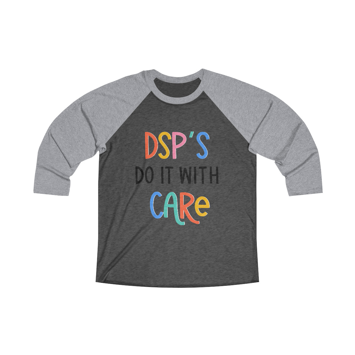 DSP - Unisex Tri-Blend 3\4 Raglan Tee