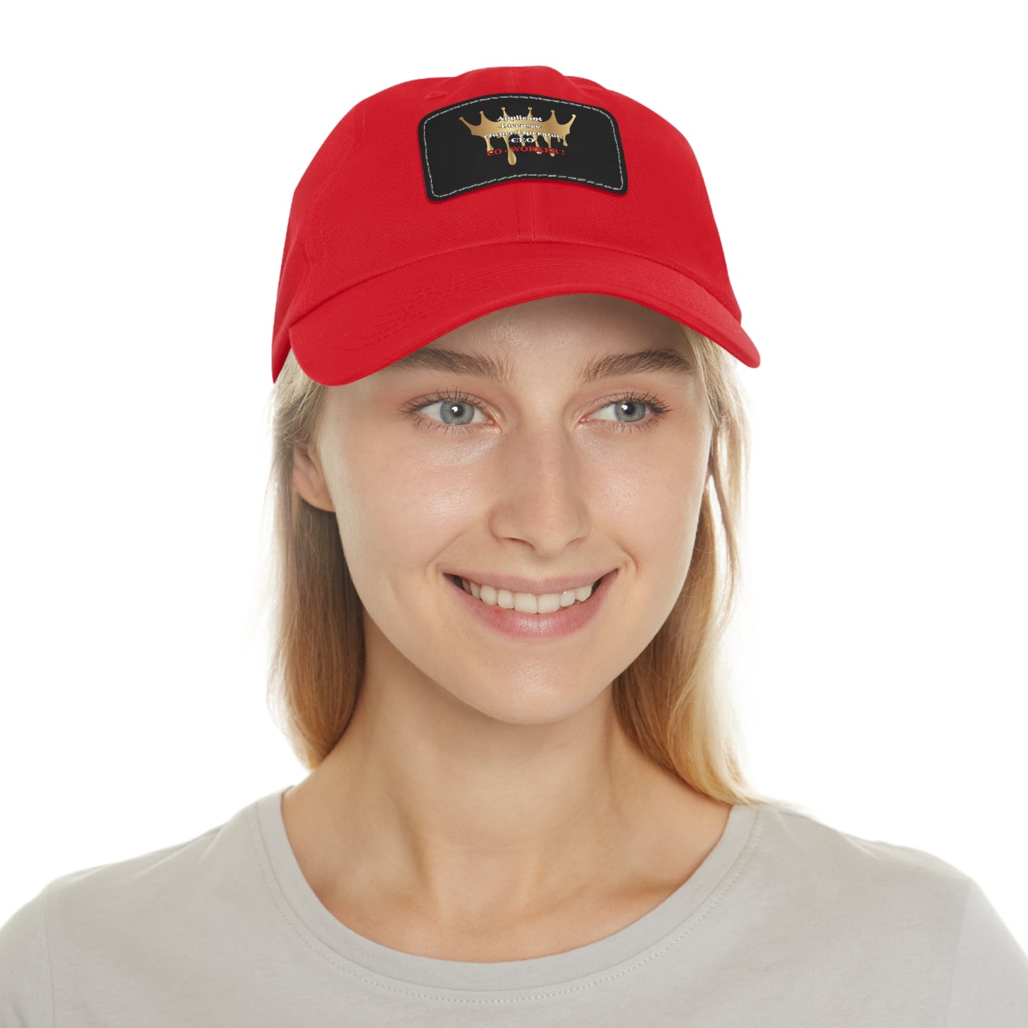 Licensee - Dad Hat with Leather Patch