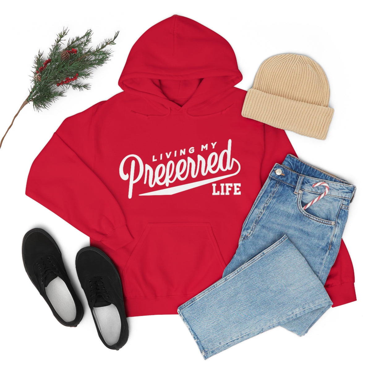 Client's Living My Preferred Life - Unisex Heavy Blend™ Hooded Sweatshirt