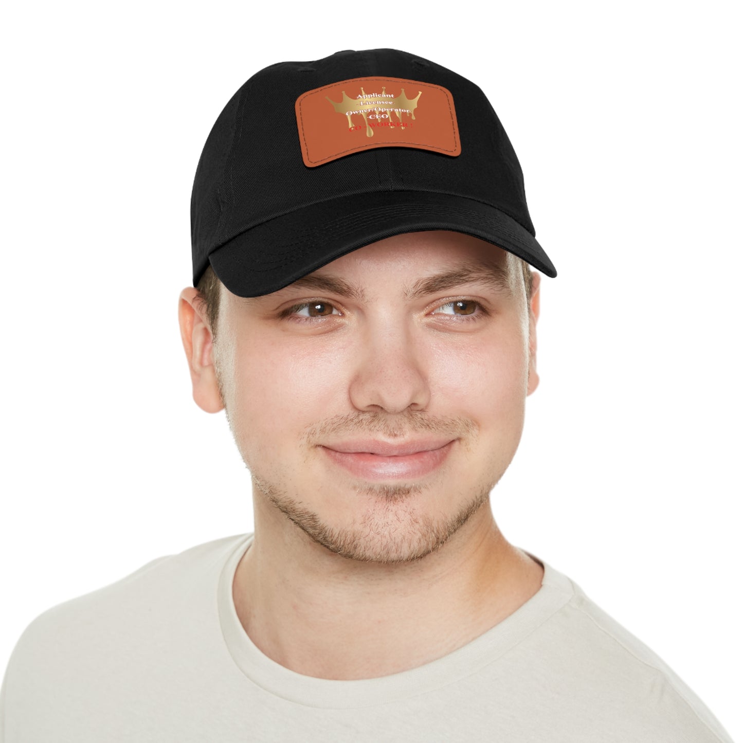 Licensee - Dad Hat with Leather Patch