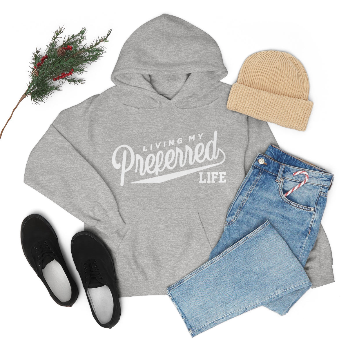 Client's Living My Preferred Life - Unisex Heavy Blend™ Hooded Sweatshirt