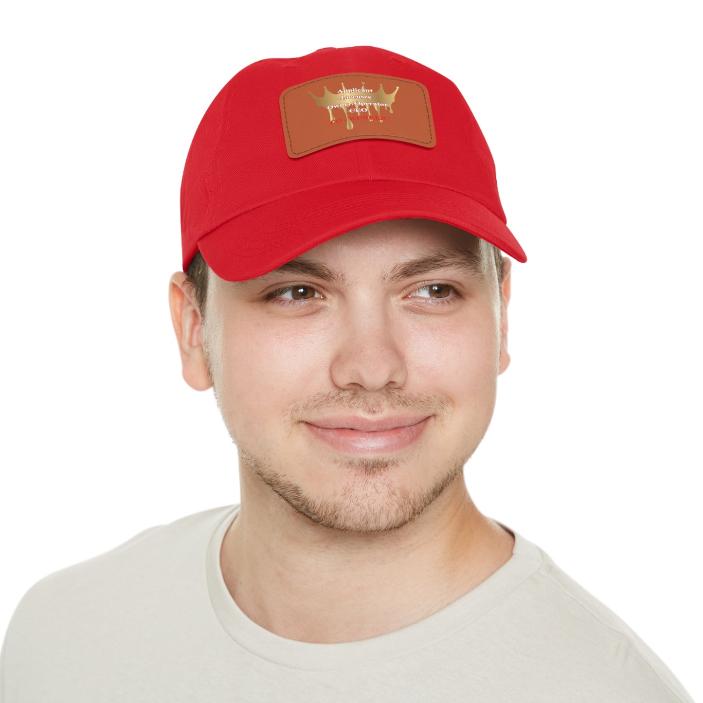 Licensee - Dad Hat with Leather Patch