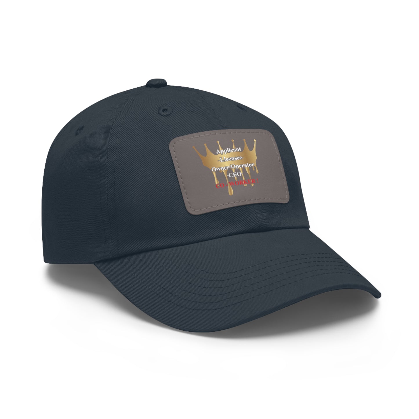 Licensee - Dad Hat with Leather Patch