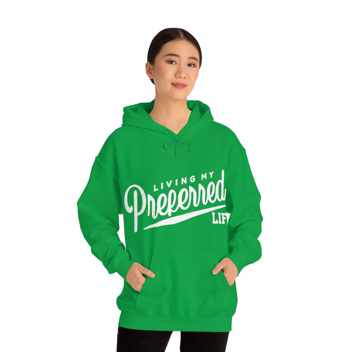 Client's Living My Preferred Life - Unisex Heavy Blend™ Hooded Sweatshirt