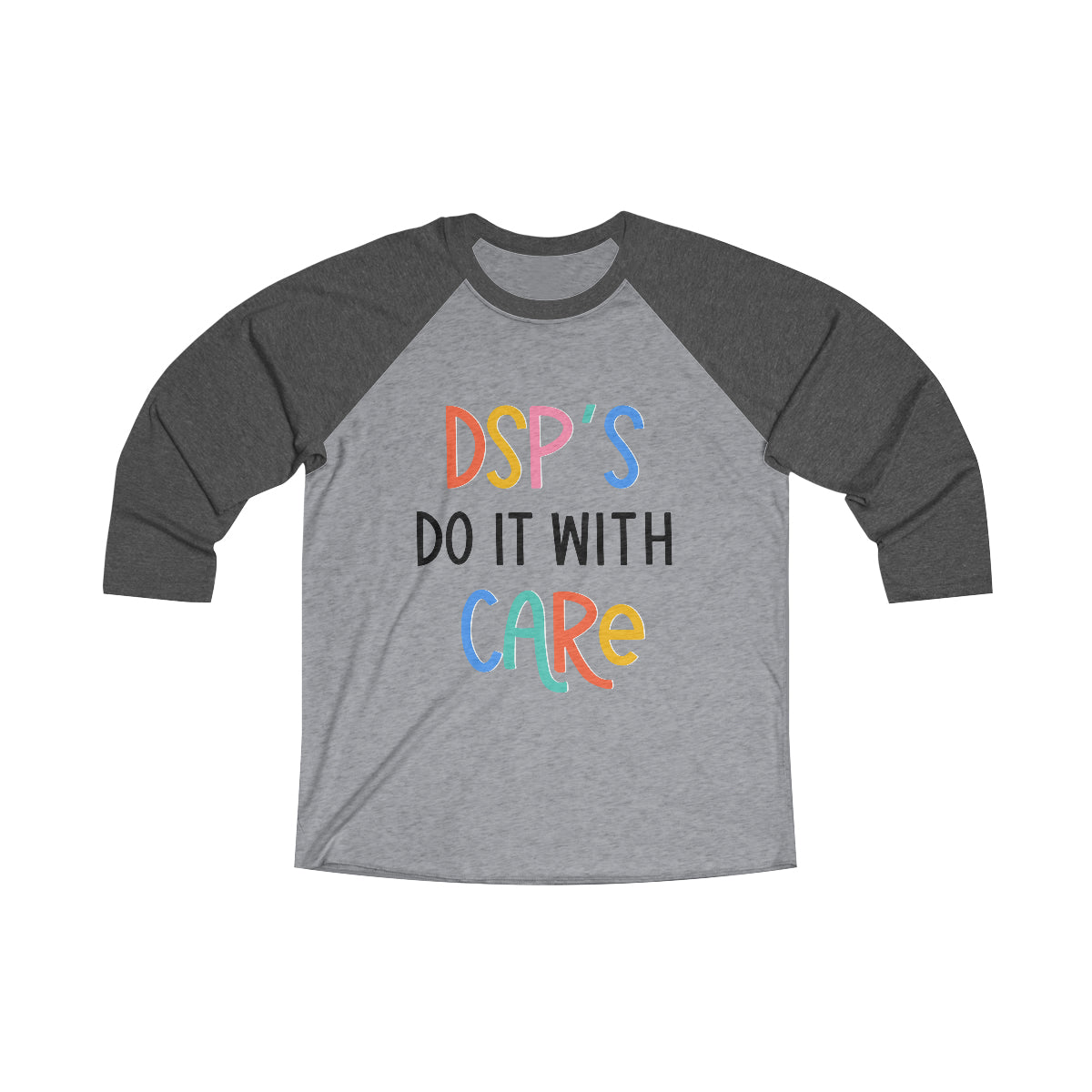 DSP - Unisex Tri-Blend 3\4 Raglan Tee