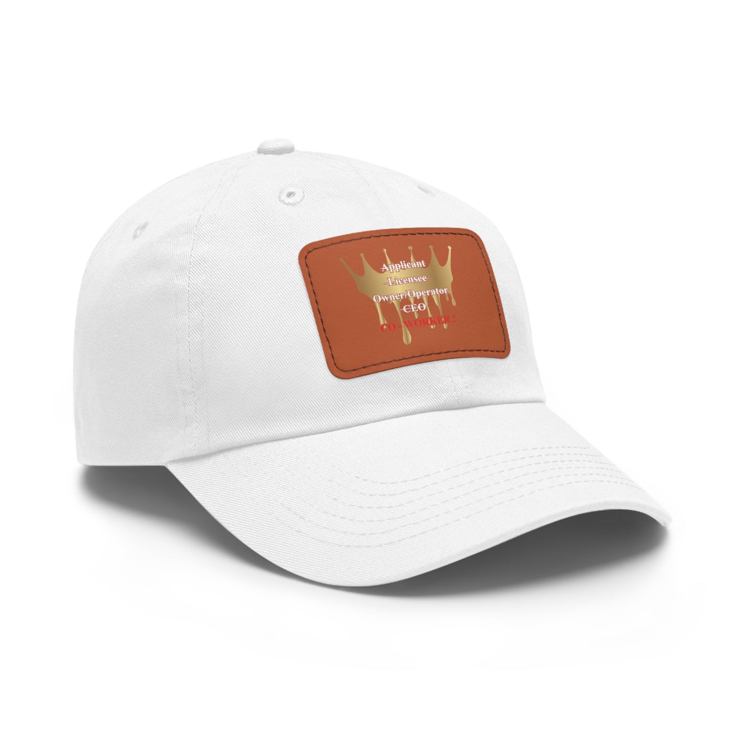 Licensee - Dad Hat with Leather Patch