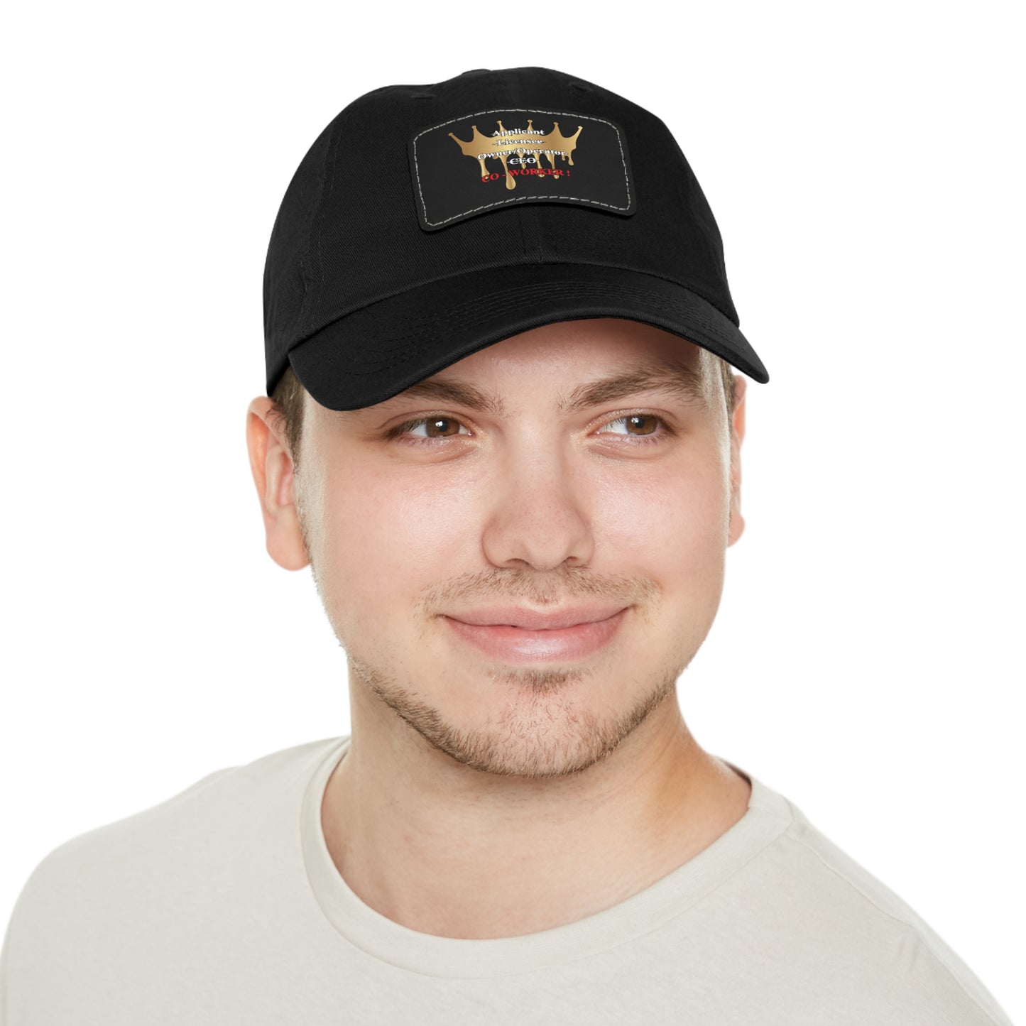 Licensee - Dad Hat with Leather Patch