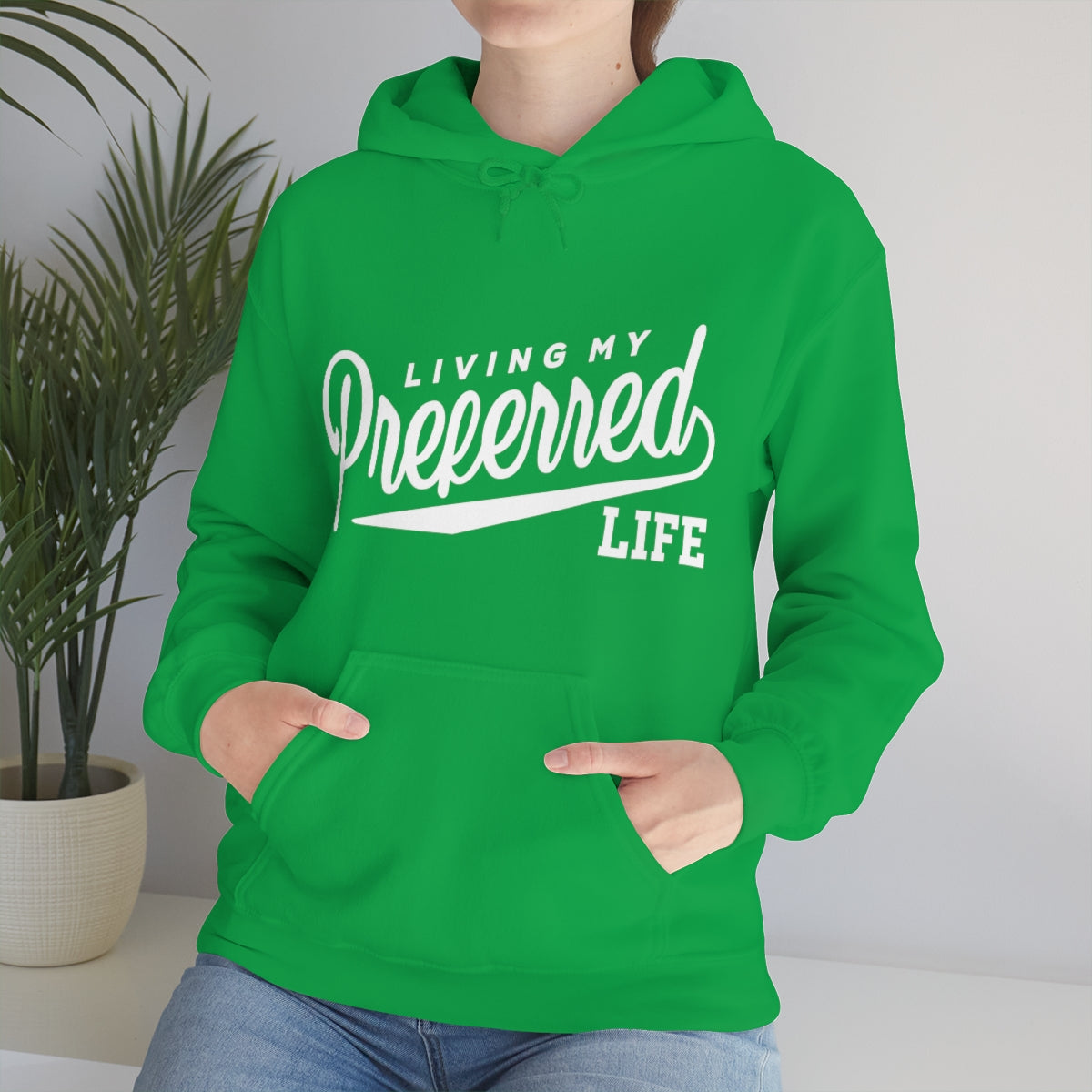 Client's Living My Preferred Life - Unisex Heavy Blend™ Hooded Sweatshirt