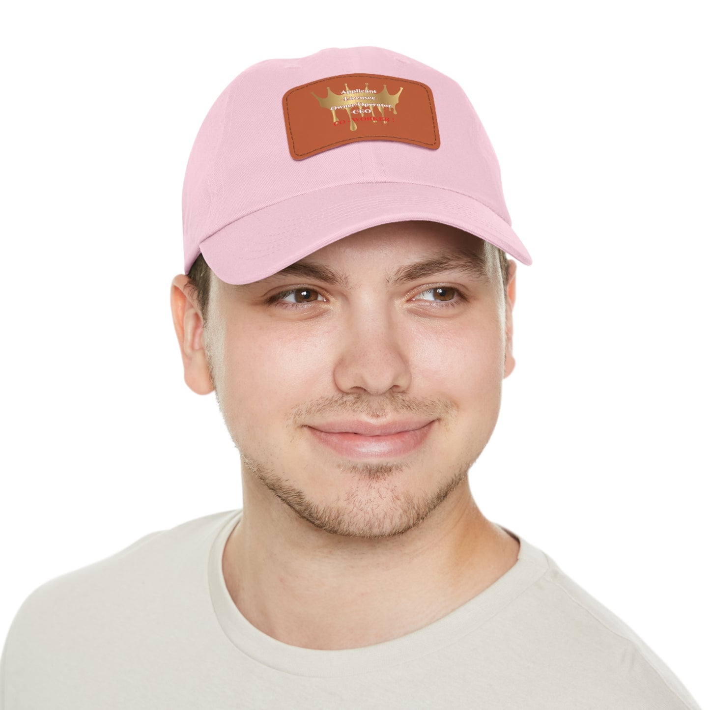 Licensee - Dad Hat with Leather Patch