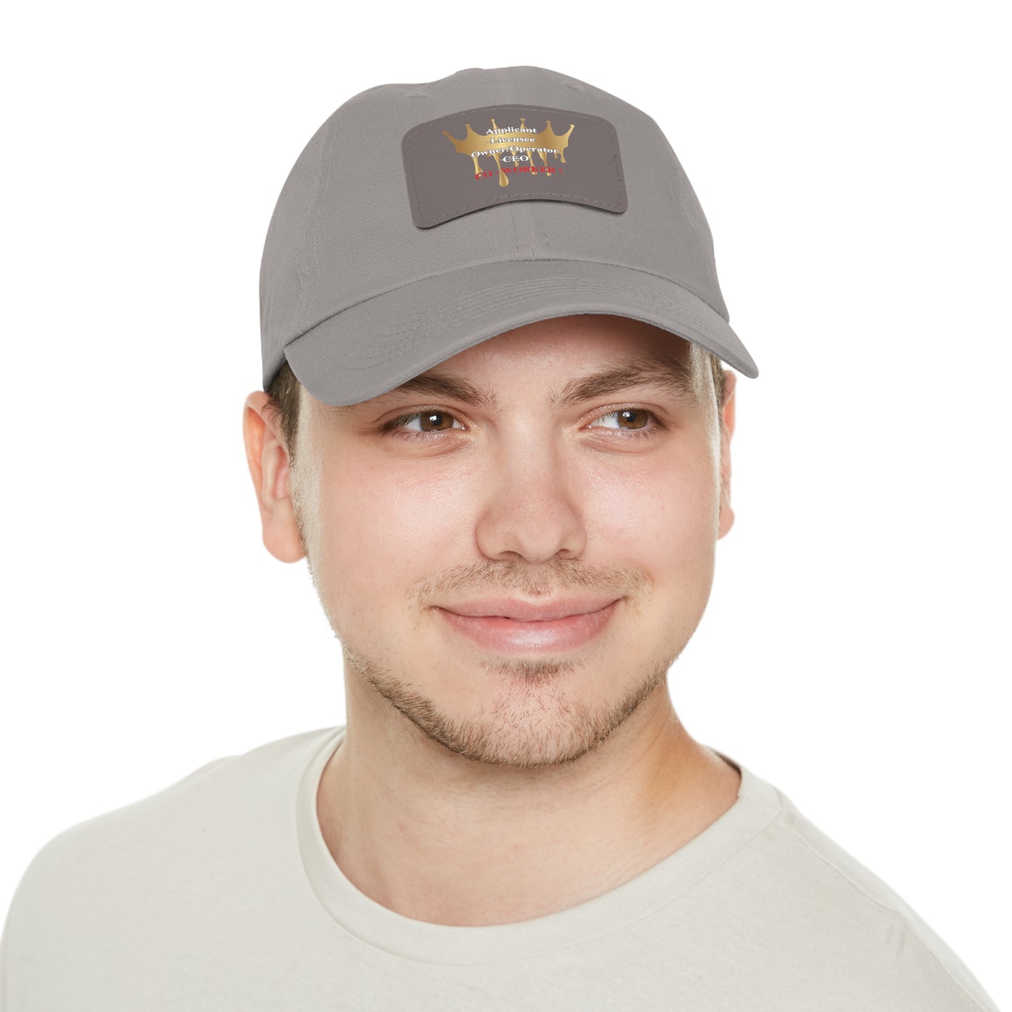 Licensee - Dad Hat with Leather Patch