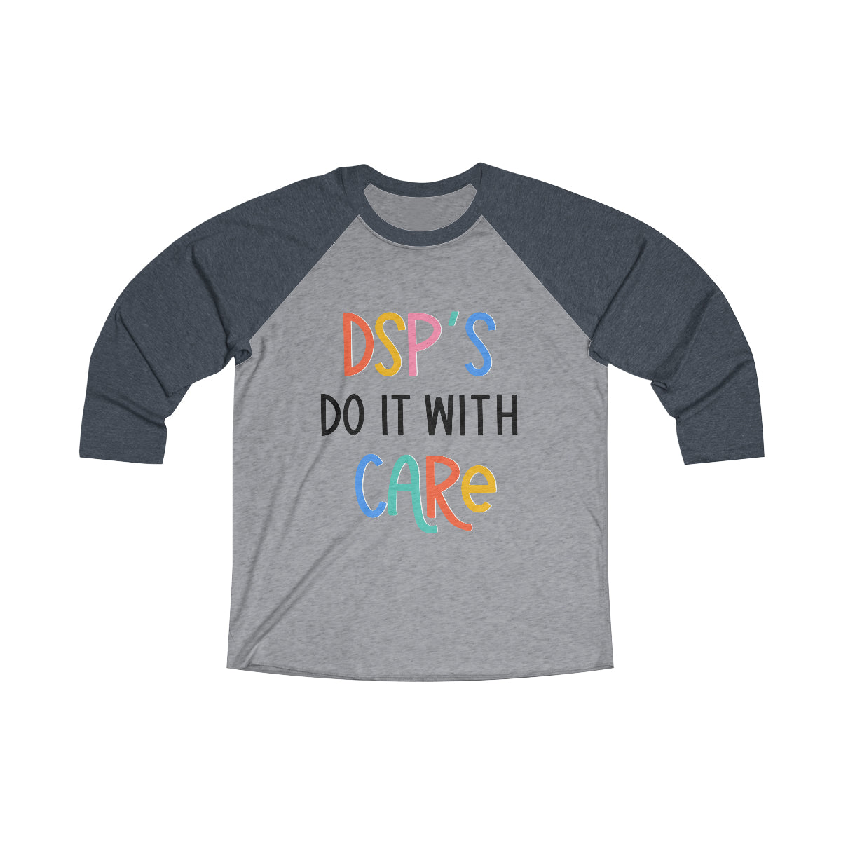 DSP - Unisex Tri-Blend 3\4 Raglan Tee