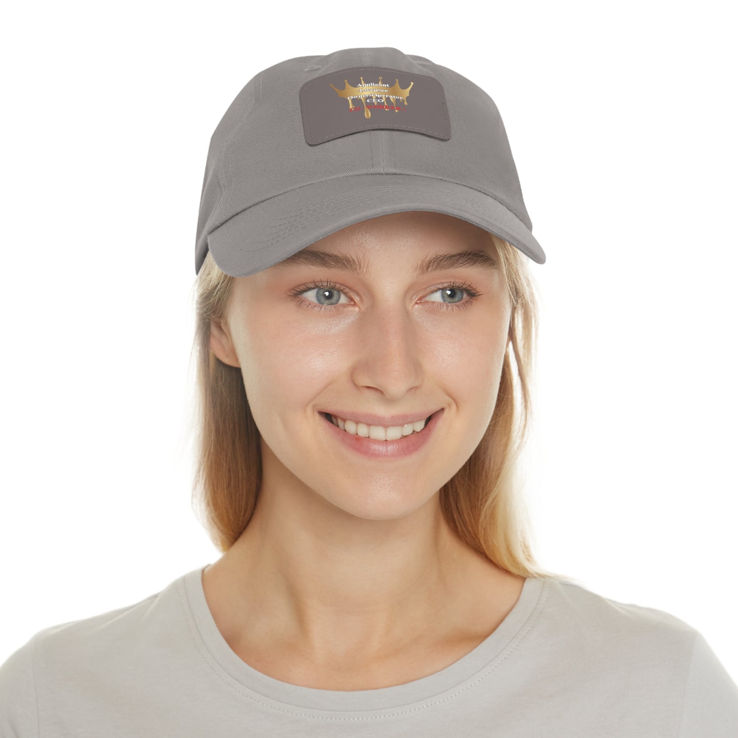 Licensee - Dad Hat with Leather Patch